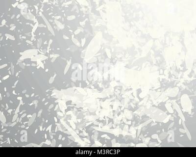 gray abstract background with white blots Stock Vector