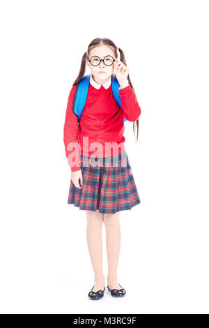 Nearsighted student Stock Photo