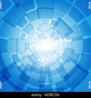 Modern business blue background with rectangles Stock Vector
