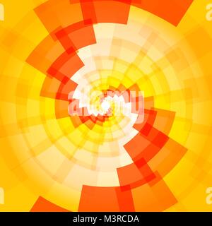 Modern bright yellow orange background with rectangles Stock Vector