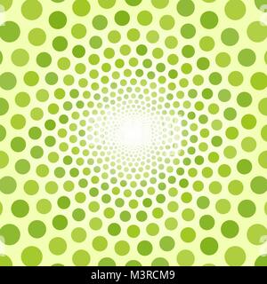 Abstract green background of small circles Stock Vector