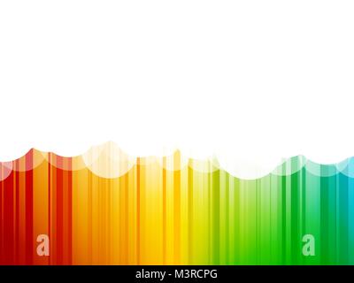 Abstract clouds background colorful stripes Stock Vector
