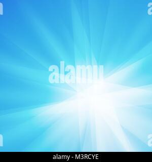 blue rays crystal texture background Stock Vector
