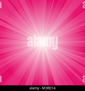 pink ray background Stock Vector