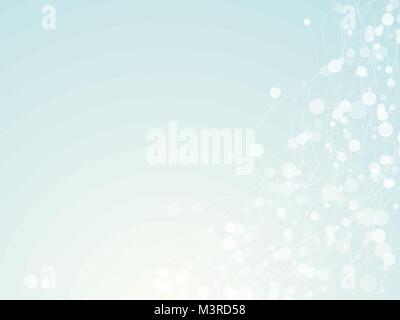 light blue dots background Stock Vector