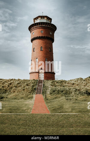 Old Lighthouse on the island of Borkum Germany Stock Photo