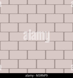 Beige seamless pattern imitating a brick wall Stock Photo