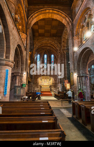 Shrewsbury  abbey internal, interior, Shropshire, England, UK Stock Photo