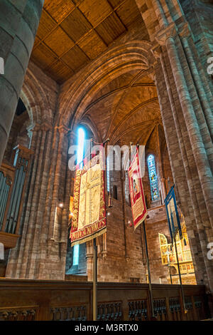 Shrewsbury  abbey internal, interior, Shropshire, England, UK Stock Photo