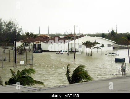 The US Navy (USN) Naval Air Station (NAS) Key West, Florida (FL) flooded after being hit by Category 3 Hurricane Wilma. 330-CFD-DN-SD-06-05801 by Photograph Curator Stock Photo