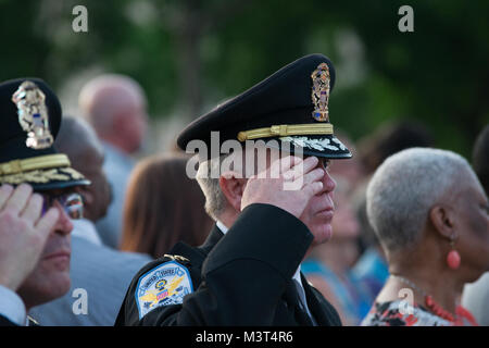 During This Year's Police Week Candlelight Vigil in Washington D.C. the U.S. Marshals Service honored two of our fallen deputies and hosted their families. In 2015 we lost both Josie Wells and Zacarias Toro. In 1962, President Kennedy proclaimed May 15 as National Peace Officers Memorial Day and the calendar week in which May 15 falls, as National Police Week. Established by a joint resolution of Congress in 1962, National Police Week pays special recognition to those law enforcement officers who have lost their lives in the line of duty for the safety and protection of others. Photo By: Shane Stock Photo