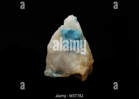 beautiful blue stone mineral Lazulite Stock Photo