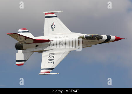 United States Air Force F-16C Fighting Falcon Stock Photo