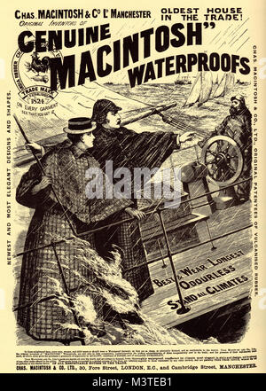 Victorian Advertising Poster Circa 1890-1900 Stock Photo