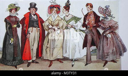 fashion, ladies' fashion, from left: poplin dress, synthetic dress ...