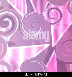Figured glass in purple tones Stock Vector