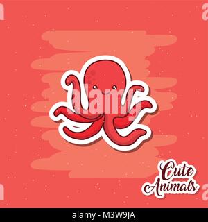 Cute animals design Stock Vector