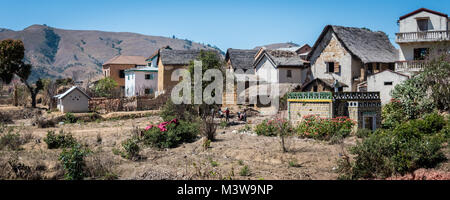 Typical Rural Scene, Southern Madagascar Stock Photo