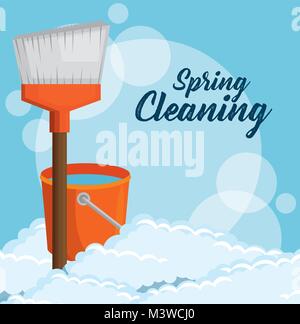 spring cleaning design Stock Vector
