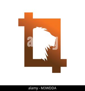 Wild Safari Photography Frame Vector Symbol Graphic Logo Design Stock Vector