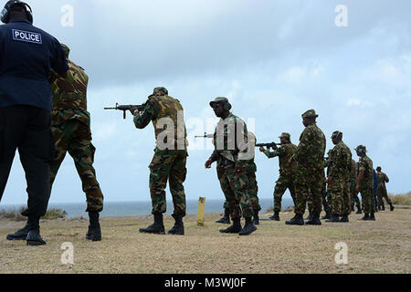 Armed forces personnel from Barbados, Guyana, Haiti, Jamaica, Mexico ...