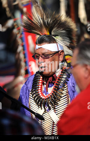 Native American during Sac & Fox nation Pow-wow, Stroud, Oklahoma, U.S ...