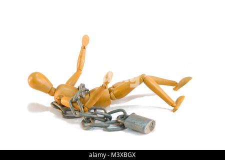 Doll lying on the floor, symbolic image for child abuse, violence