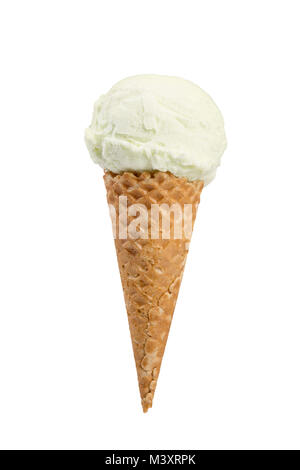soft serve ice cream isolated on white background Stock Photo - Alamy
