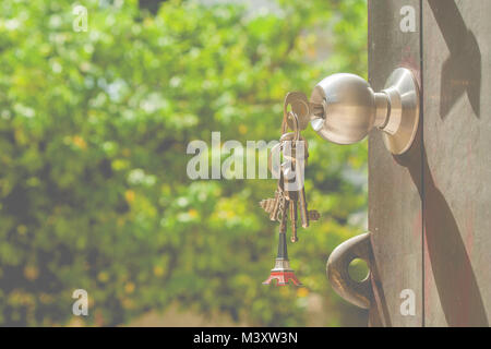 Lock and keys. Closeup of opened metal padlock with key inside isolated on  a white background. Macro photograph of metal lock with keys Stock Photo -  Alamy