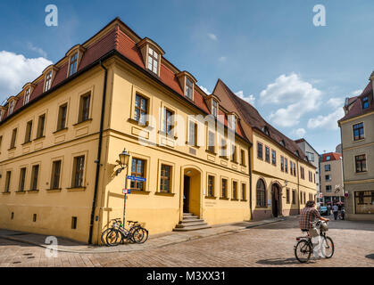 Handel Haus, museum in Halle an der Saale, Saxony-Anhalt, Germany Stock Photo