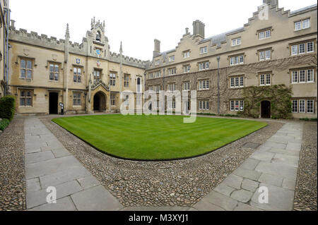 Chapel Court of Sidney Sussex College founded in 1596, University of Cambridge one of the oldest universities in the world. Historic Centre of Cambrid Stock Photo