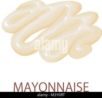 Mayonnaise icon, isometric style Stock Vector