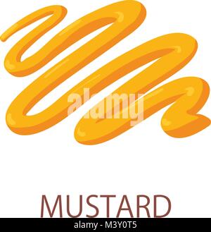 Mustard icon, isometric style Stock Vector