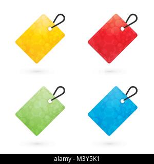 tags with bubbles Stock Vector