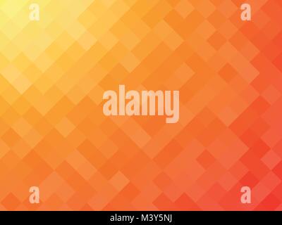 orange mosaic background Stock Vector