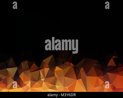 orange black abstract background Stock Vector