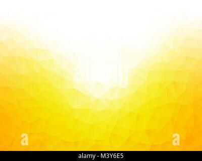 low poly yellow background Stock Vector