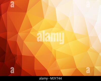 orange background low poly Stock Vector