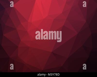 dark red triangles background Stock Vector