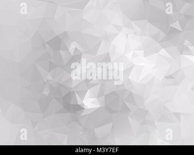 abstract white low poly background Stock Vector