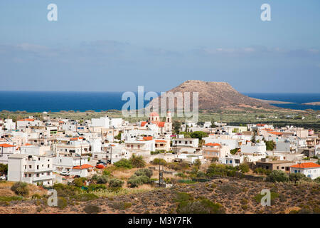 Palekastro village, Crete island, Greece, Europe Stock Photo