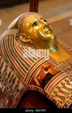 Egypt, Cairo, the Egyptian Museum of Cairo, Toutankhamon's Treasure Stock Photo