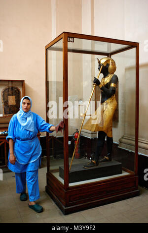 Egypt, Cairo, the Egyptian Museum of Cairo, Toutankhamon's Treasure Stock Photo