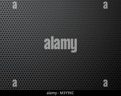 black metal perforated background Stock Vector