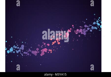 abstract circle wave background Stock Vector