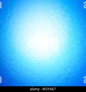 vector abstract blue water triangles background Stock Vector