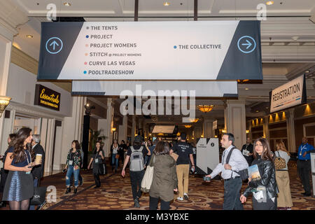 Las Vegas, NV, USA. 12th Feb, 2018. Atmosphere Magic UBM Fashion in Las Vegas, Nevada on February 12, 2018. Credit: Damairs Carter/Media Punch/Alamy Live News Stock Photo