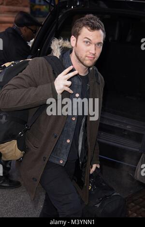 New York, NY, USA. 13th Feb, 2018. Phillip Phillips, seen at BUILD Series to promote his new album COLLATERAL out and about for Celebrity Candids - TUE, New York, NY February 13, 2018. Credit: Derek Storm/Everett Collection/Alamy Live News Stock Photo