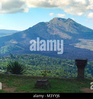 Beautiful landscape with a Batur volcano and lake. Bali. Indonesia Stock Photo