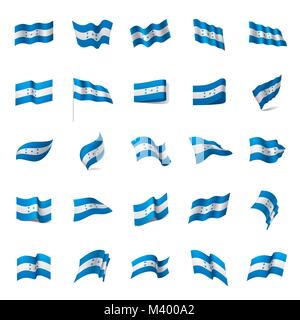 Honduras flag, vector illustration Stock Vector